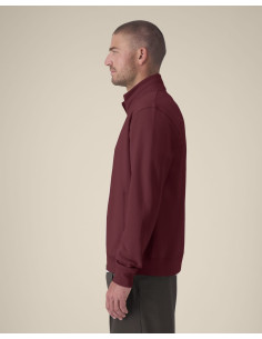 Sweat zippé personnalisé unisexe col montant 280g "TRAILER 2.0" |SIP19