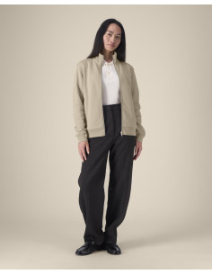 Sweat zippé personnalisé unisexe col montant 280g "TRAILER 2.0" |SIP19