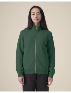 Sweat zippé personnalisé unisexe col montant 280g "TRAILER 2.0" |SIP19