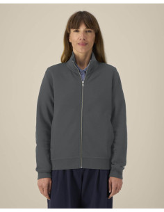 Sweat zippé personnalisé unisexe col montant 280g "TRAILER 2.0" |SIP19
