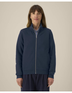 Sweat zippé personnalisé unisexe col montant 280g "TRAILER 2.0" |SIP19