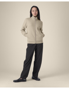 Sweat zippé personnalisé unisexe col montant 280g "TRAILER 2.0" |SIP19