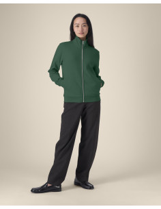 Sweat zippé personnalisé unisexe col montant 280g "TRAILER 2.0" |SIP19
