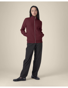 Sweat zippé personnalisé unisexe col montant 280g "TRAILER 2.0" |SIP19