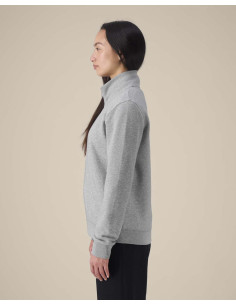 Sweat zippé personnalisé unisexe col montant 280g "TRAILER 2.0" |SIP19
