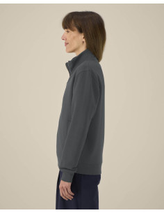 Sweat zippé personnalisé unisexe col montant 280g "TRAILER 2.0" |SIP19