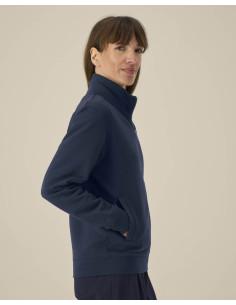 Sweat zippé personnalisé unisexe col montant 280g "TRAILER 2.0" |SIP19