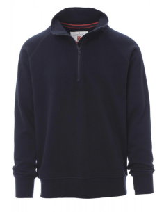 Sweat de travail personnalisable homme 1/4 zip coton 330g "AUSTIN" |SIP19