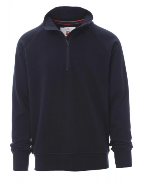 Sweat de travail personnalisable homme 1/4 zip coton 330g "AUSTIN" |SIP19