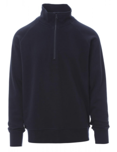 Sweat de travail personnalisable homme 1/4 zip coton 330g "AUSTIN" |SIP19