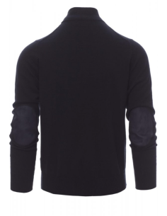 Pull de travail personnalisable zip coton/laine 280g "BOARDING" | SIP19
