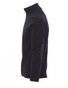 Pull de travail personnalisable zip coton/laine 280g "BOARDING" | SIP19
