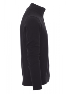 Pull de travail personnalisable zip coton/laine 280g "BOARDING" | SIP19