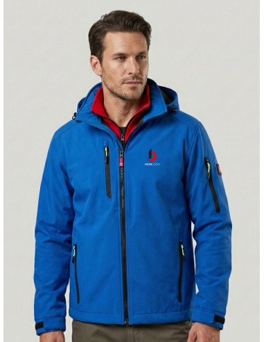 SOFTSHELL 2 COUCHES HOMME PERSONNALISABLE 280G "CREEK ULTRALITE PAD"