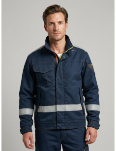 Veste antistatique et ignifuge personnalisable 280g "FENCE" | SIP19