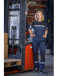 T-shirt personnalisé femme coton bio & RPET 180g "CARVEY" | SIP19