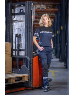 T-shirt personnalisé femme coton bio & RPET 180g "CARVEY" | SIP19