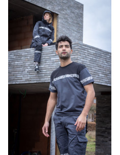 T-shirt personnalisé homme en coton bio & RPET 180g "CARVEY" | SIP19