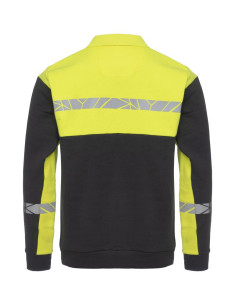 Sweat polo personnalisé homme en coton bio & RPET 280g "ROCHOS" | SIP19