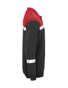 Sweat polo personnalisé homme en coton bio & RPET 280g "ROCHOS" | SIP19