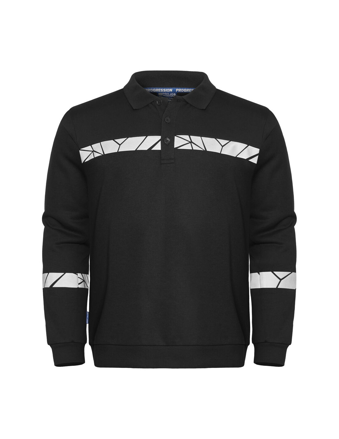 Sweat polo personnalisé homme en coton bio & RPET 280g "ROCHOS" | SIP19