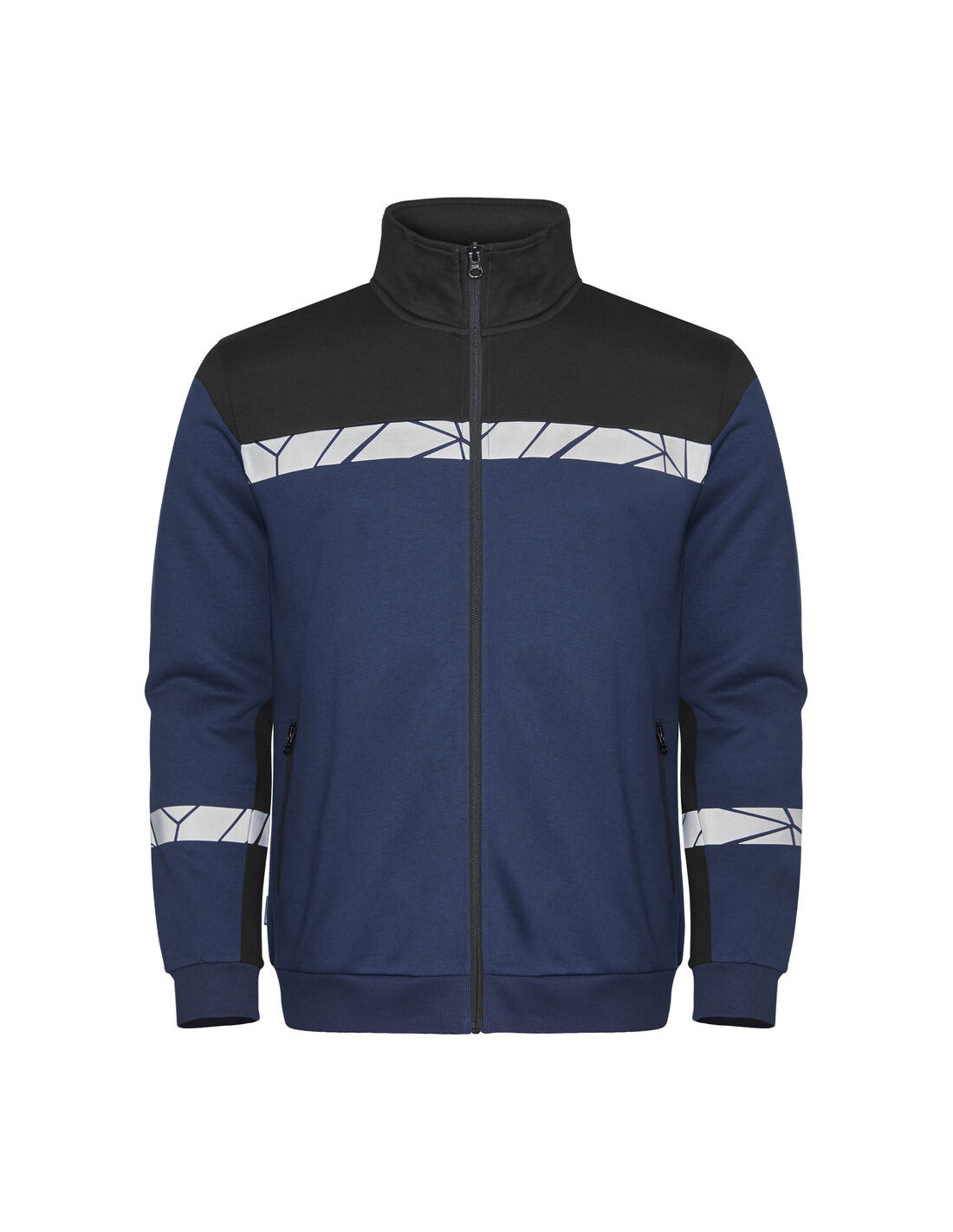 Sweat zippé personnalisé homme en coton bio & RPET 280g "LAVAIR" | SIP19