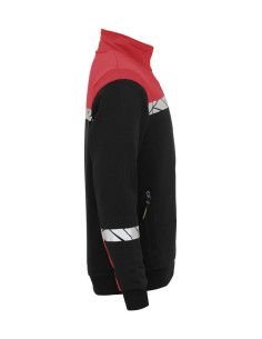 Sweat zippé personnalisé homme en coton bio & RPET 280g "LAVAIR" | SIP19