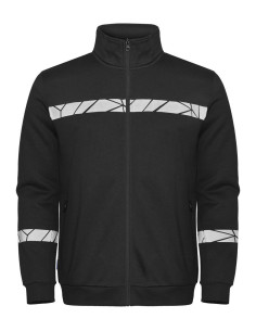 Sweat zippé personnalisé homme en coton bio & RPET 280g "LAVAIR" | SIP19