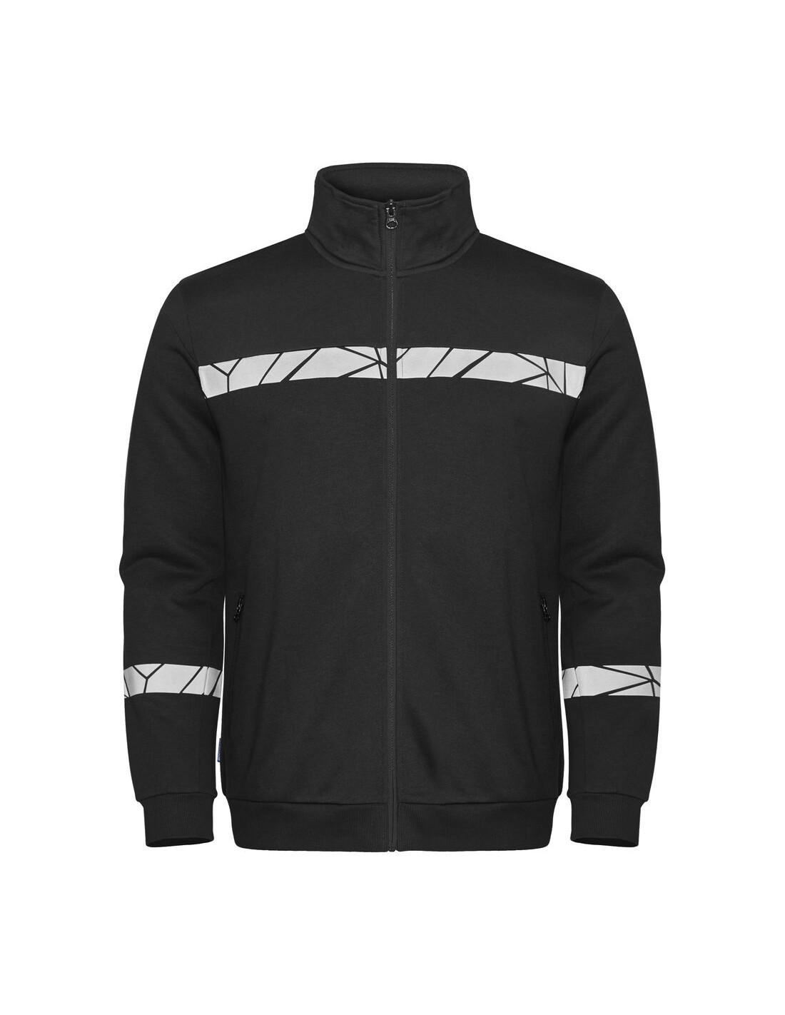 Sweat zippé personnalisé homme en coton bio & RPET 280g "LAVAIR" | SIP19