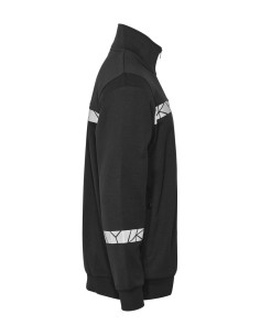 Sweat zippé personnalisé homme en coton bio & RPET 280g "LAVAIR" | SIP19