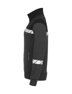 Sweat zippé personnalisé femme coton bio & RPET 280g "LAVAIR" | SIP19