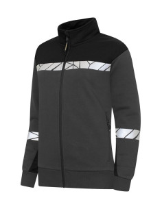 Sweat zippé personnalisé femme coton bio & RPET 280g "LAVAIR" | SIP19