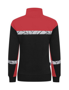 Sweat zippé personnalisé femme coton bio & RPET 280g "LAVAIR" | SIP19