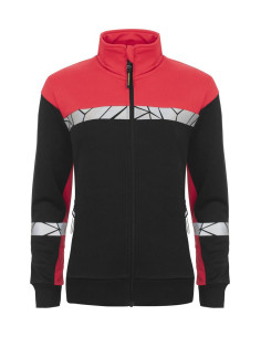 Sweat zippé personnalisé femme coton bio & RPET 280g "LAVAIR" | SIP19