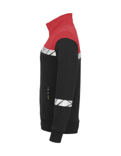 Sweat zippé personnalisé femme coton bio & RPET 280g "LAVAIR" | SIP19