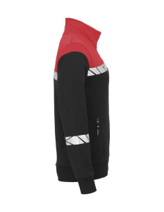 Sweat zippé personnalisé femme coton bio & RPET 280g "LAVAIR" | SIP19