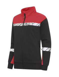 Sweat zippé personnalisé femme coton bio & RPET 280g "LAVAIR" | SIP19