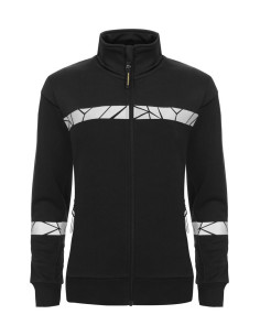 Sweat zippé personnalisé femme coton bio & RPET 280g "LAVAIR" | SIP19