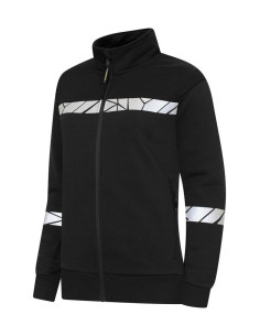 Sweat zippé personnalisé femme coton bio & RPET 280g "LAVAIR" | SIP19