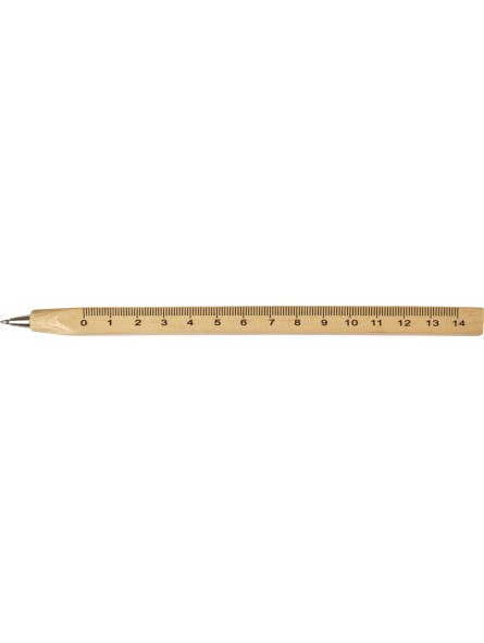 STYLO RÈGLE EN BOIS IMPRIMABLE "WOODY"