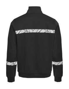 Sweat 1/4 zip personnalisé homme en coton et RPET 280g "RIMONI" | SIP19