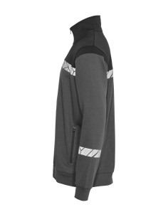Sweat 1/4 zip personnalisé homme en coton et RPET 280g "RIMONI" | SIP19