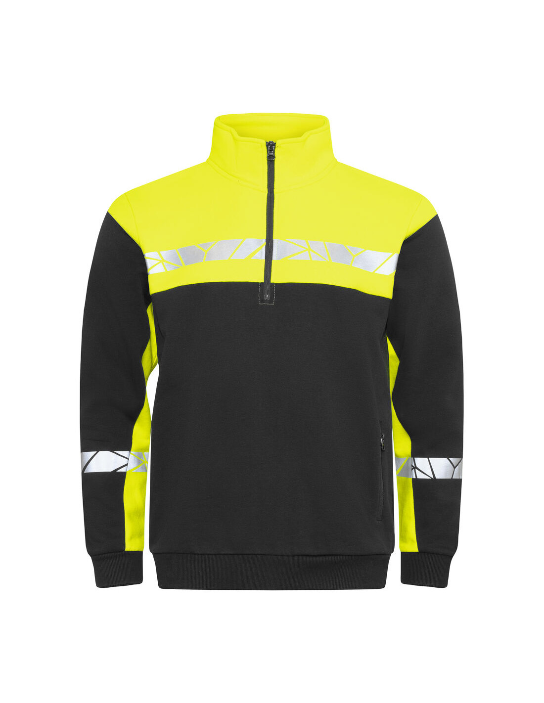 Sweat 1/4 zip personnalisé homme en coton et RPET 280g "RIMONI" | SIP19
