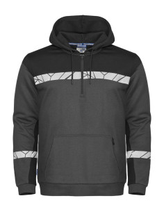Sweat à capuche 1/4 zip personnalisé homme 280g "MINOS" | SIP19