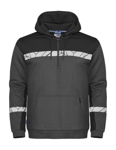Sweat à capuche 1/4 zip personnalisé homme 280g "MINOS" | SIP19