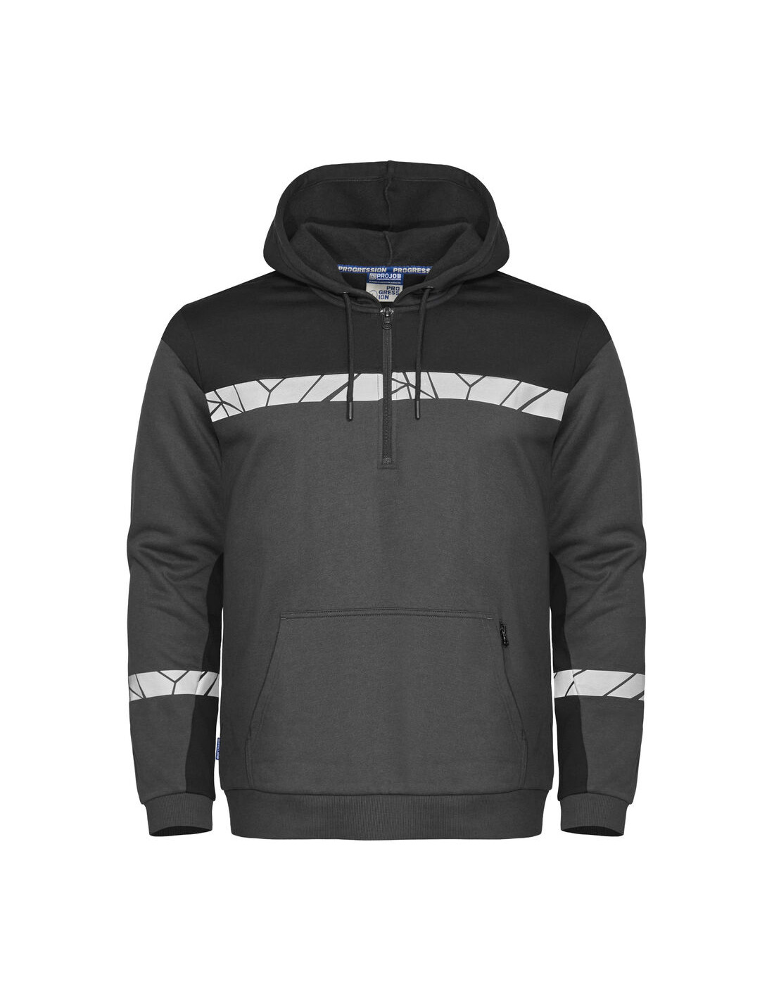 Sweat à capuche 1/4 zip personnalisé homme 280g "MINOS" | SIP19