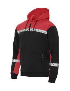 Sweat à capuche 1/4 zip personnalisé homme 280g "MINOS" | SIP19