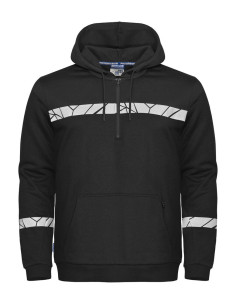 Sweat à capuche 1/4 zip personnalisé homme 280g "MINOS" | SIP19