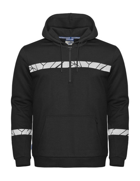 Sweat à capuche 1/4 zip personnalisé homme 280g "MINOS" | SIP19