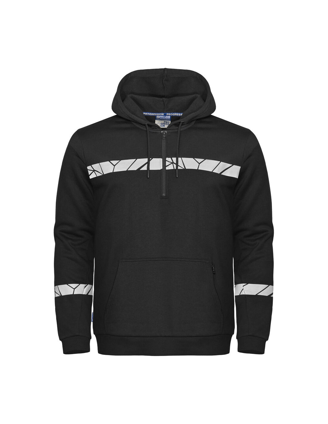 Sweat à capuche 1/4 zip personnalisé homme 280g "MINOS" | SIP19